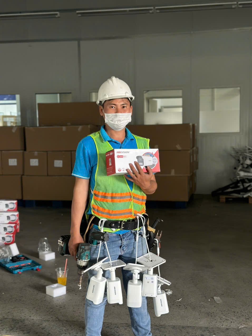 Bắt điểm camera xoay 360 độ ban đêm